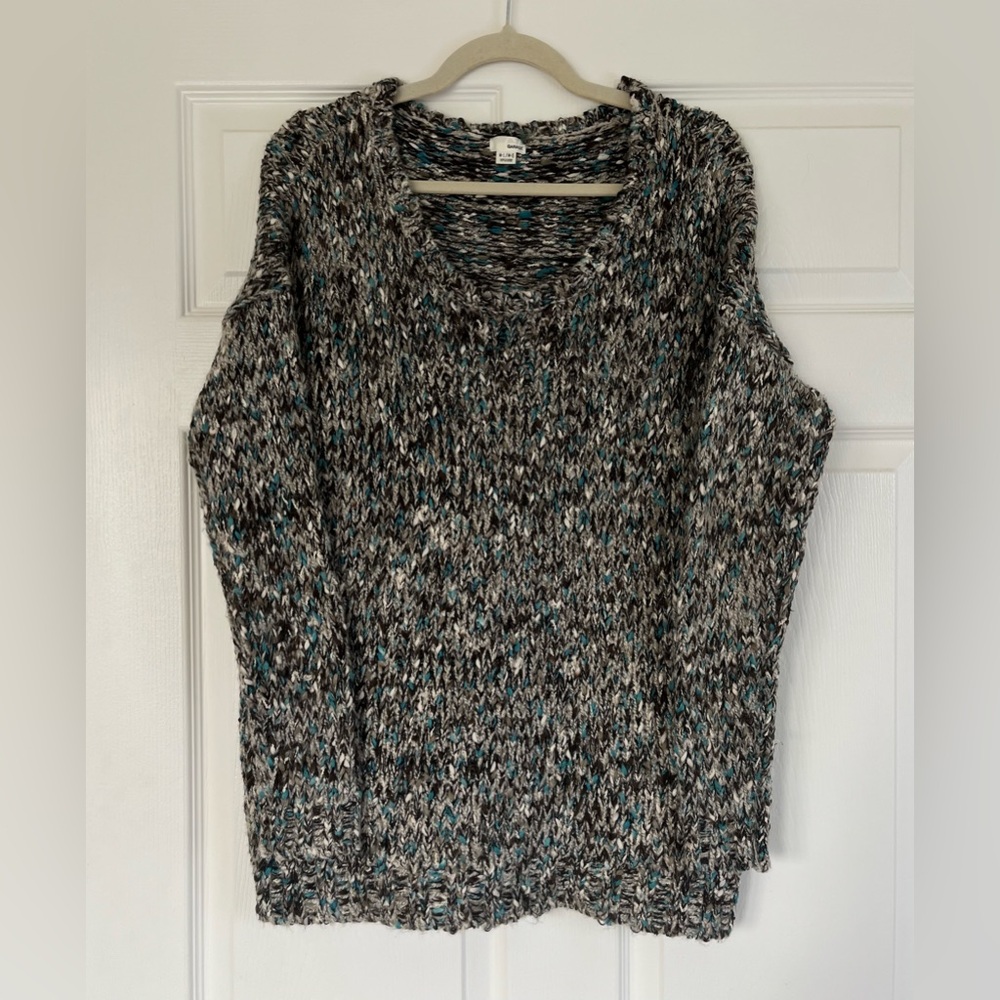 Garage Black and Blue Knit Sweater